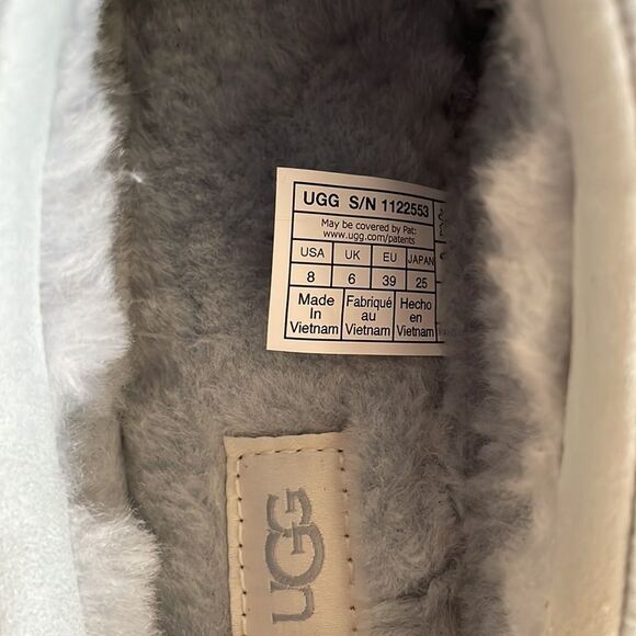 UGG Tazz Platform Slippers Seafoam USA Women Size 8/UK 6/EU 39 - Picture 10 of 12